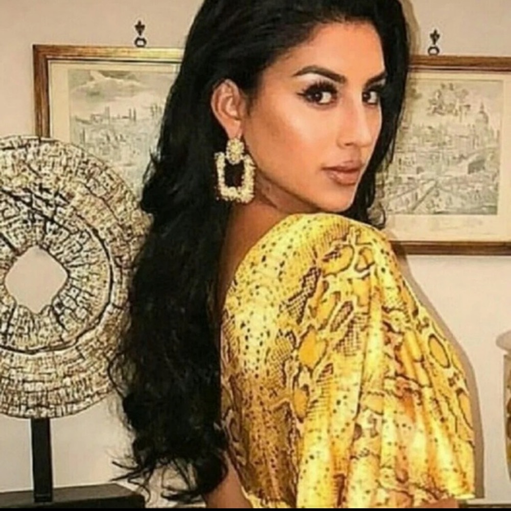 Zara statement earrings